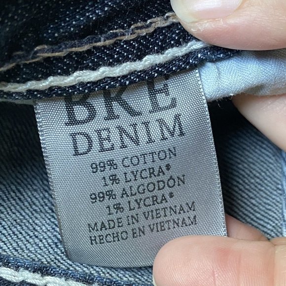 BKE Jeans Sz 28S Blue Carter Bootcut Dark Wash Faded Preppy Denim - Picture 11 of 15